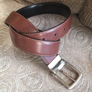 Men’s new leather reversible belt